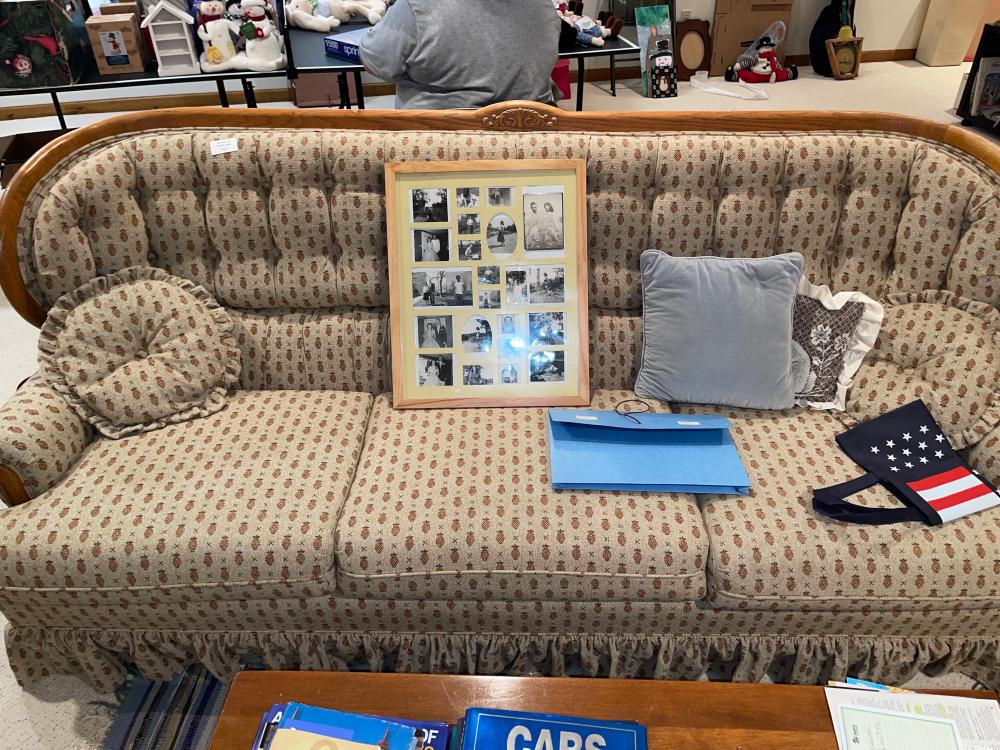 Nice Upholstered Couch 7ft long