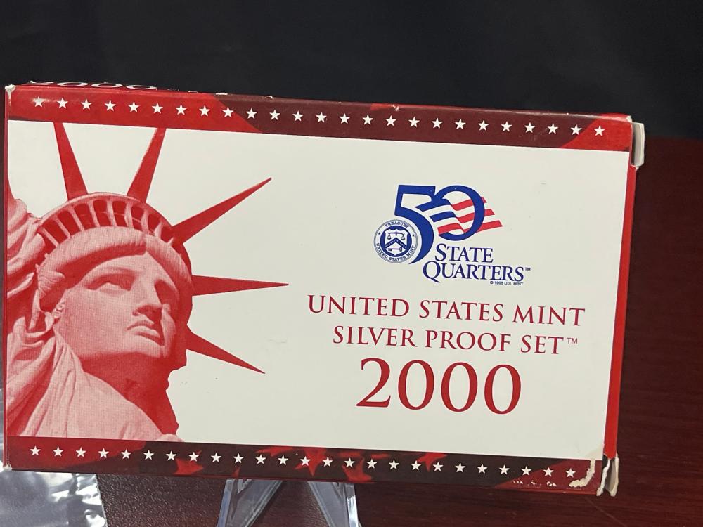 2000 US MINT SILVER PROOF SET