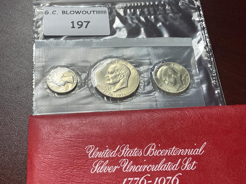 UNITED STATES BICENTENNIAL SILVER UNCIRCULATED COIN SET