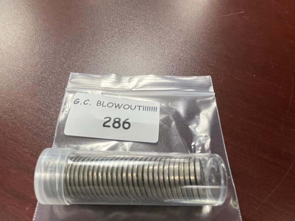 ROLL OF 1958 JEFFERSON NICKELS