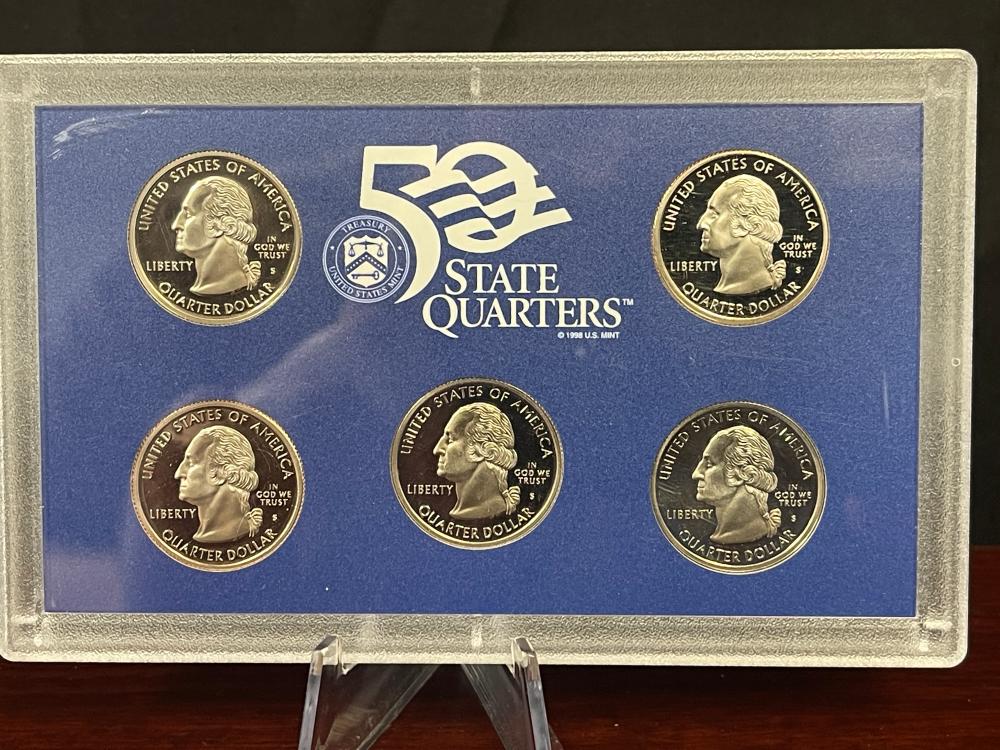 1999 US MINT 50 STATE QUARTERS PROOF SET