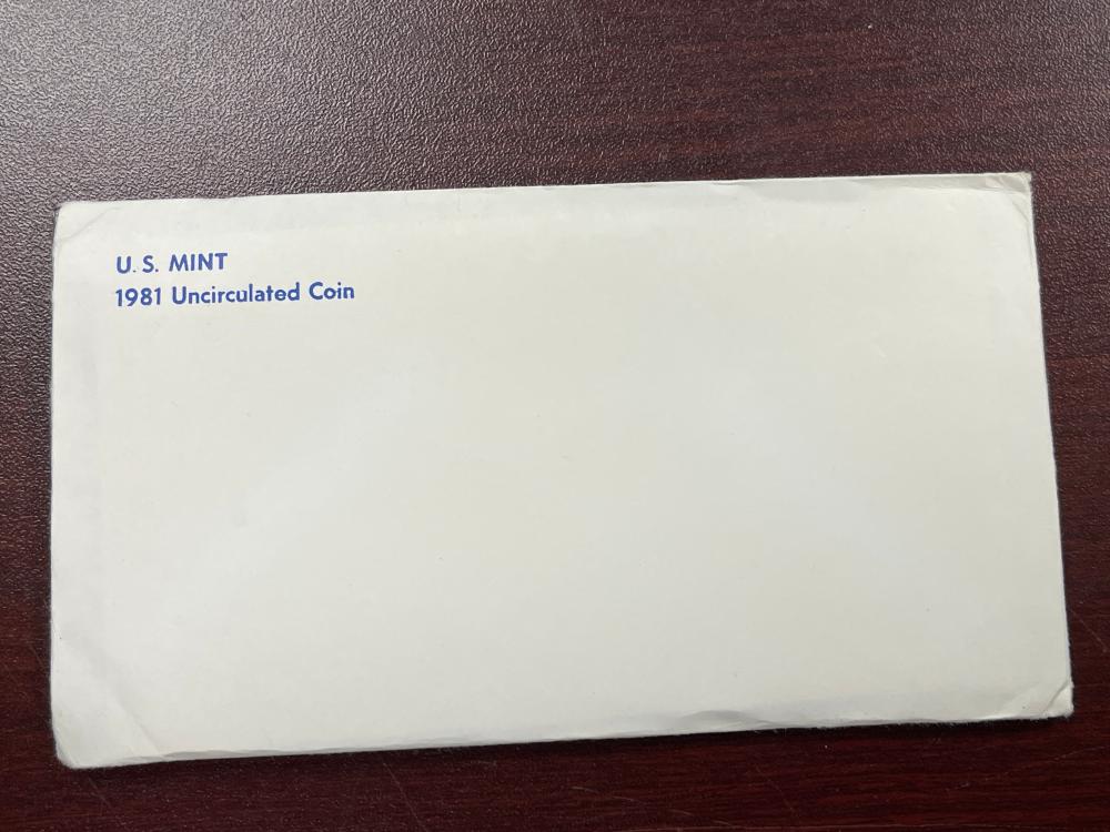 1981 US MINT UNCIRCULATED COIN SET