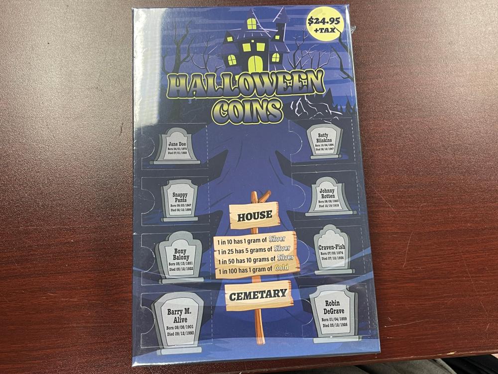 SEALED HALLOWEEN COINS TREASURE HUNT