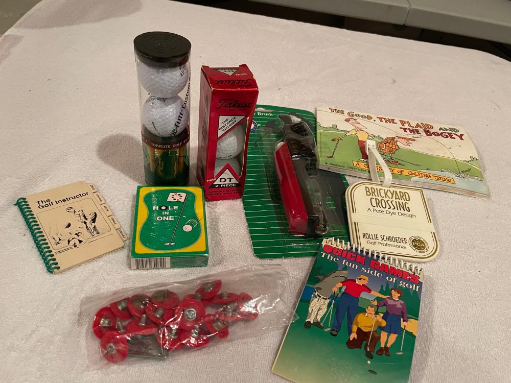 lot of Golf items