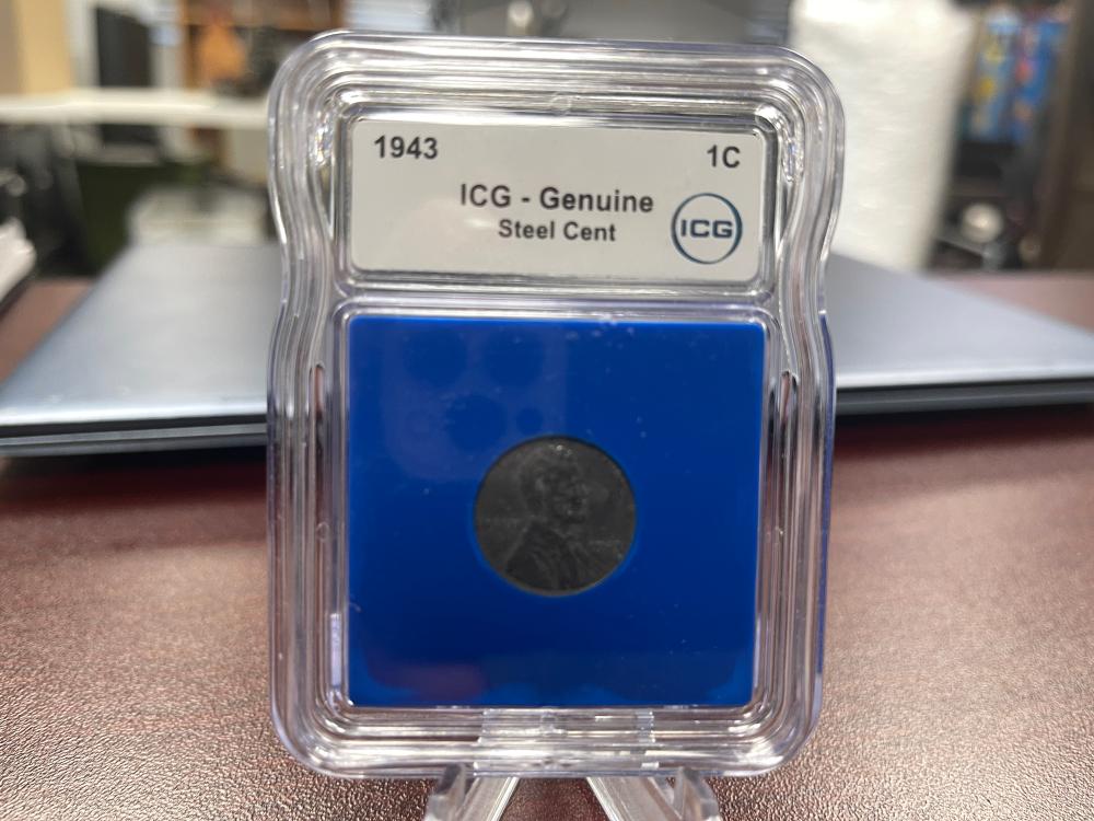 ICG GENUINE 1943 STEEL CENT