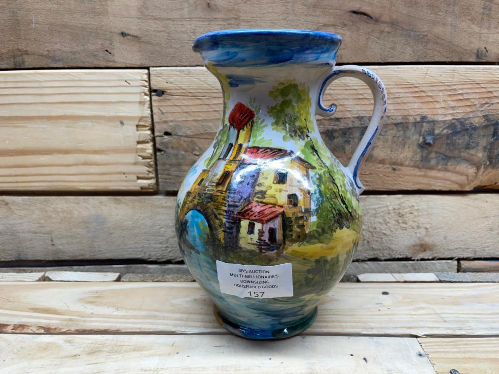 Ceramic Painted Pitcher