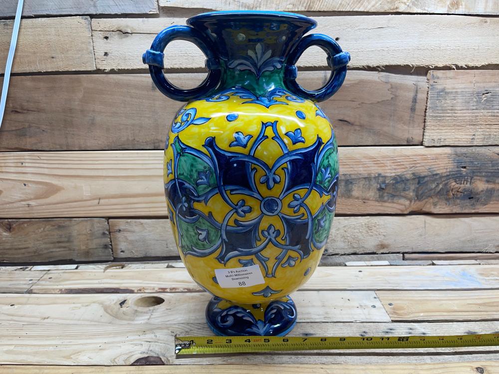 Large Handmade Lorenzaccio Firenze Pottery