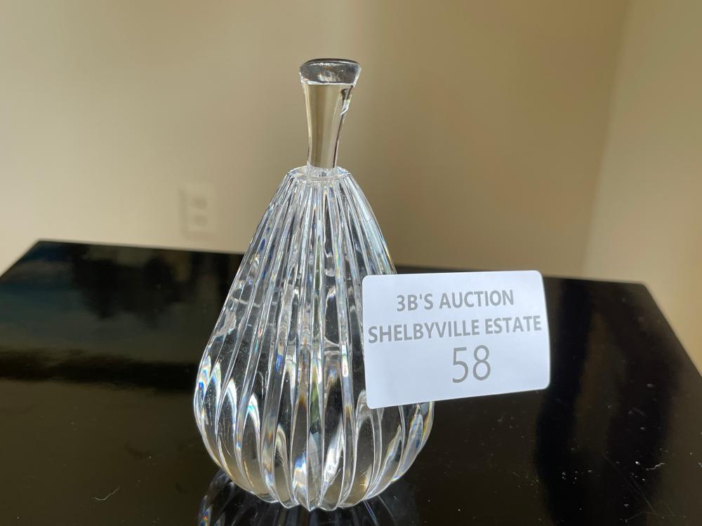 Waterford Crystal Pear paperweight