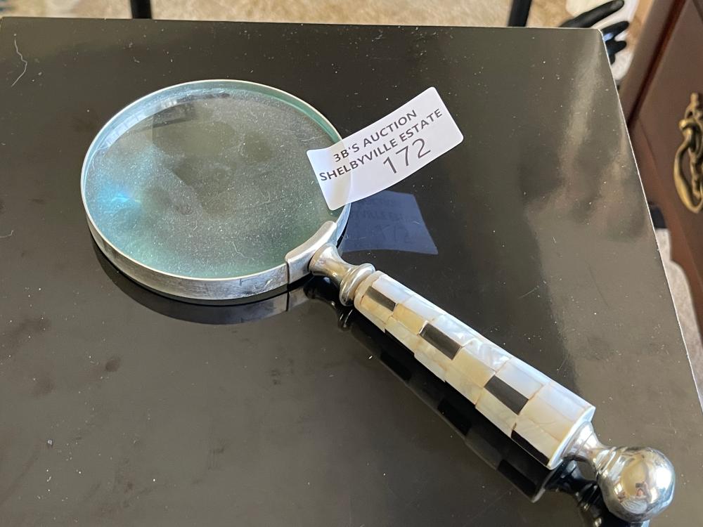 Vintage Pearl Handled Magnifying glass
