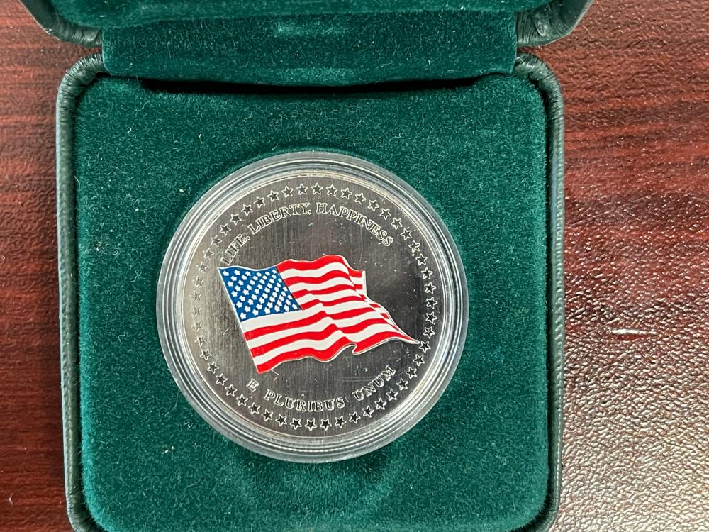 225 YEAR AMERICAN CELEBRATION STERLING SILVER MEDAL