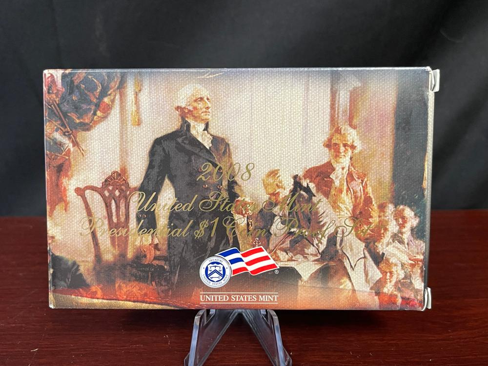2008 US MINT PRESIDENTIAL $1 PROOF COIN SET