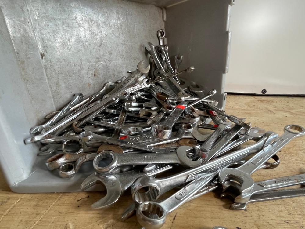 large lot of misc wrenches