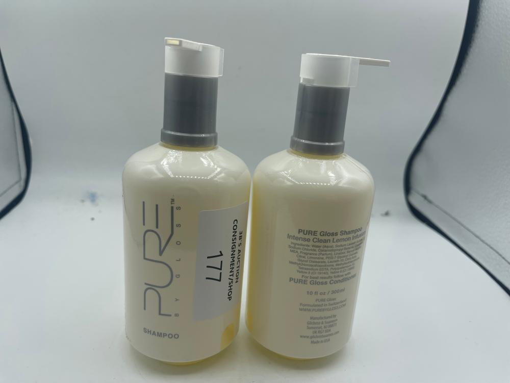 Two Bottles of PURE Shampoo