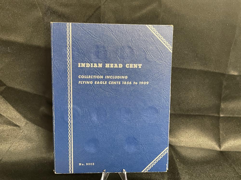 PARTIALLY COMPLETED INDIAN HEAD CENT BOOK