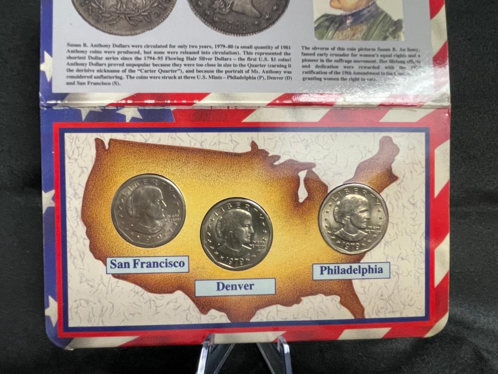 1979 SUSAN B ANTHONY MINT SET