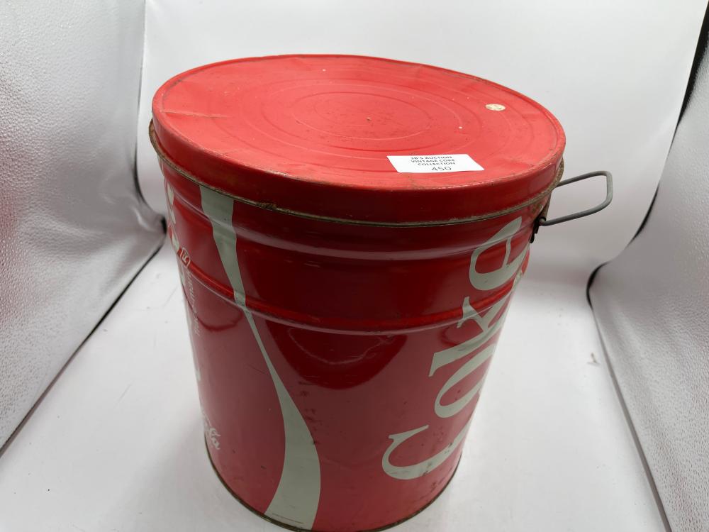 Large Vintage Coca-Cola tin