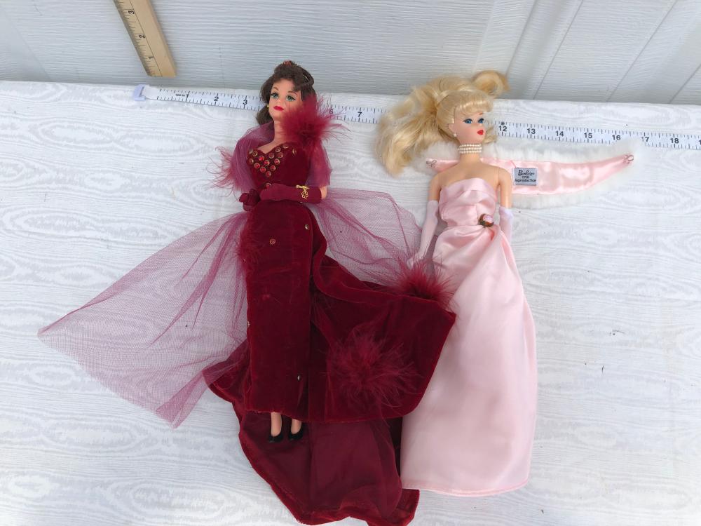 Two Vintage Barbie Dolls