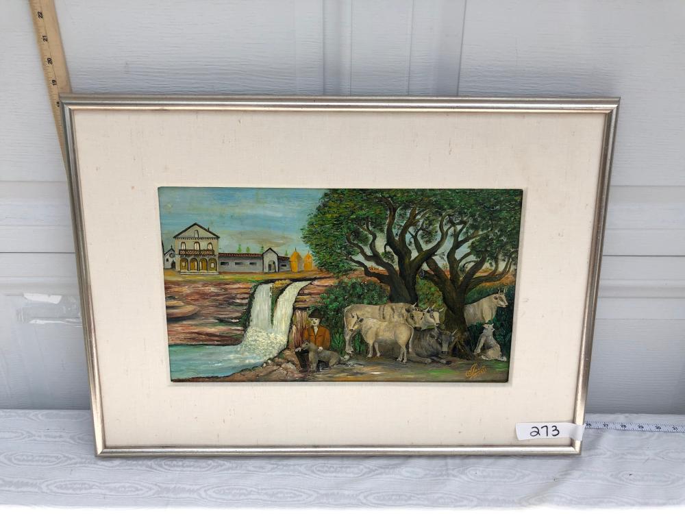 Farm Scene Picture *****
