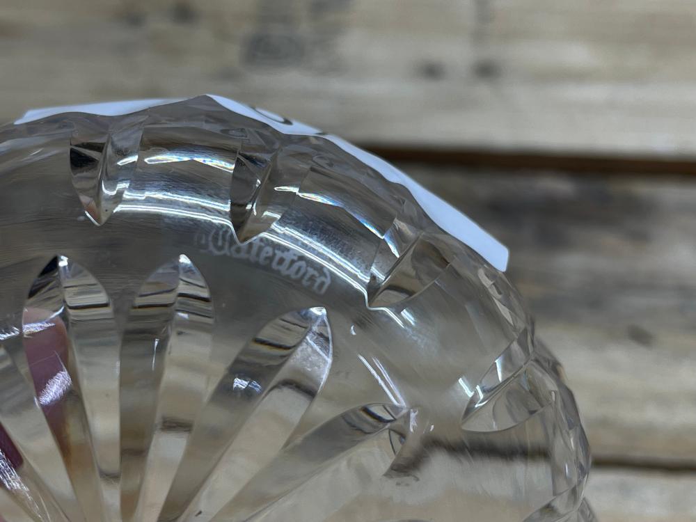 4" Waterford crystal dish