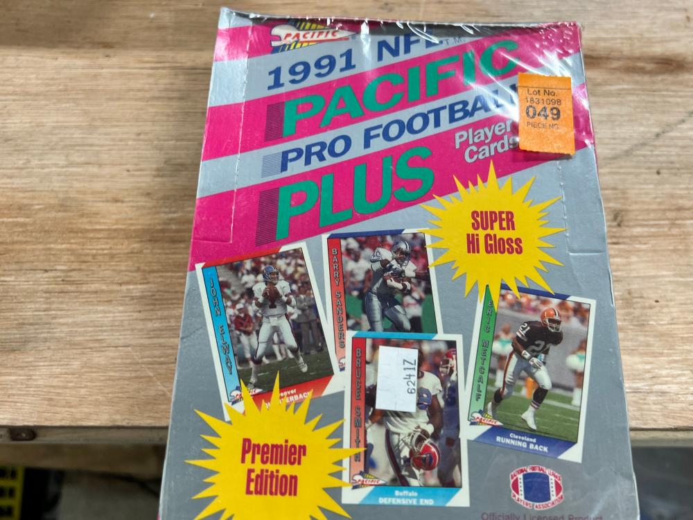 1991 pacific football cards factory sealed