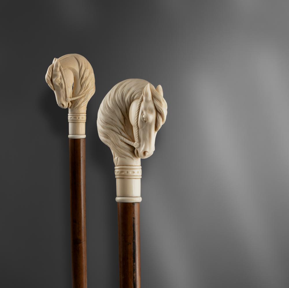19th century Cane with Stal... image