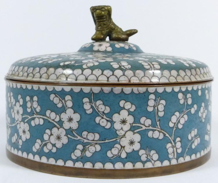 CHINESE CLOISONNE ENAMEL LI... image