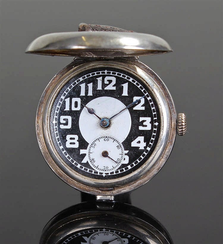 Trench wristwatch, the silv... image