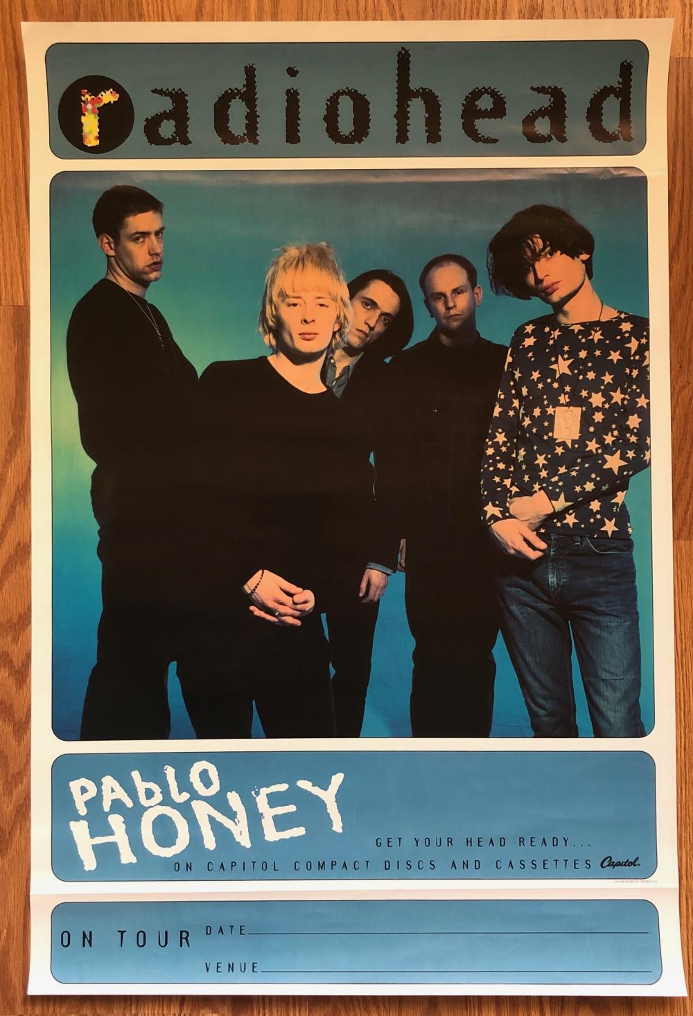 Sold at Auction: Radiohead, Radiohead Concert Poster 1993