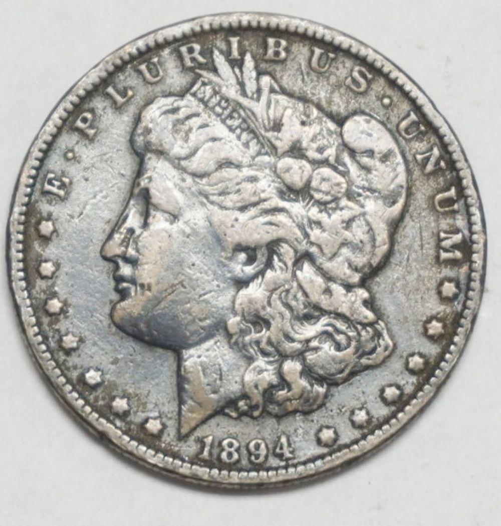 1894 MORGAN SILVER DOLLAR O MINT MARK