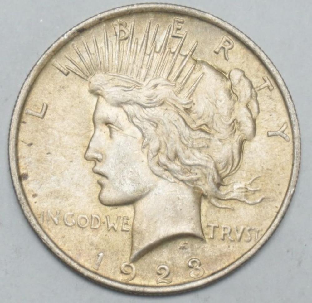 1923 PEACE SILVER DOLLAR