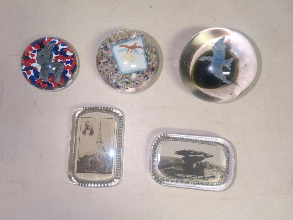 5 paperweights