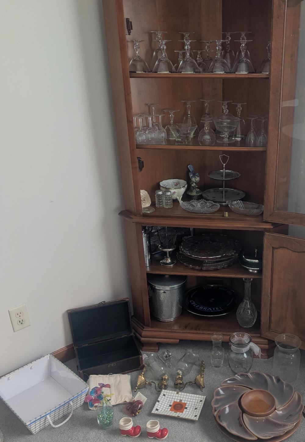 stemware glasses, serving t... image