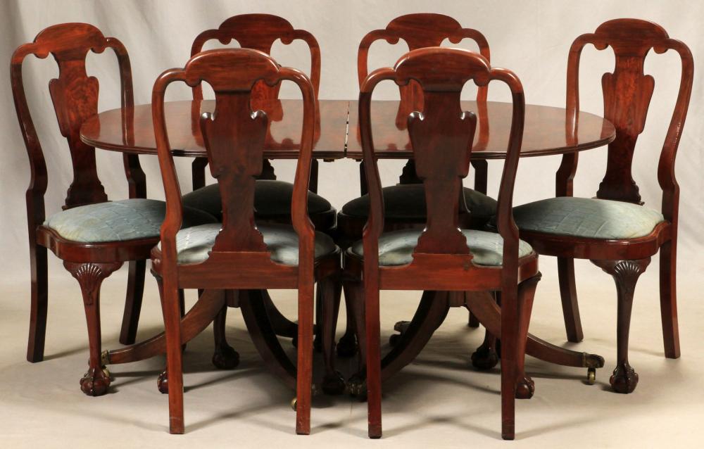 FEDERAL STYLE MAHOGANY DINI... image