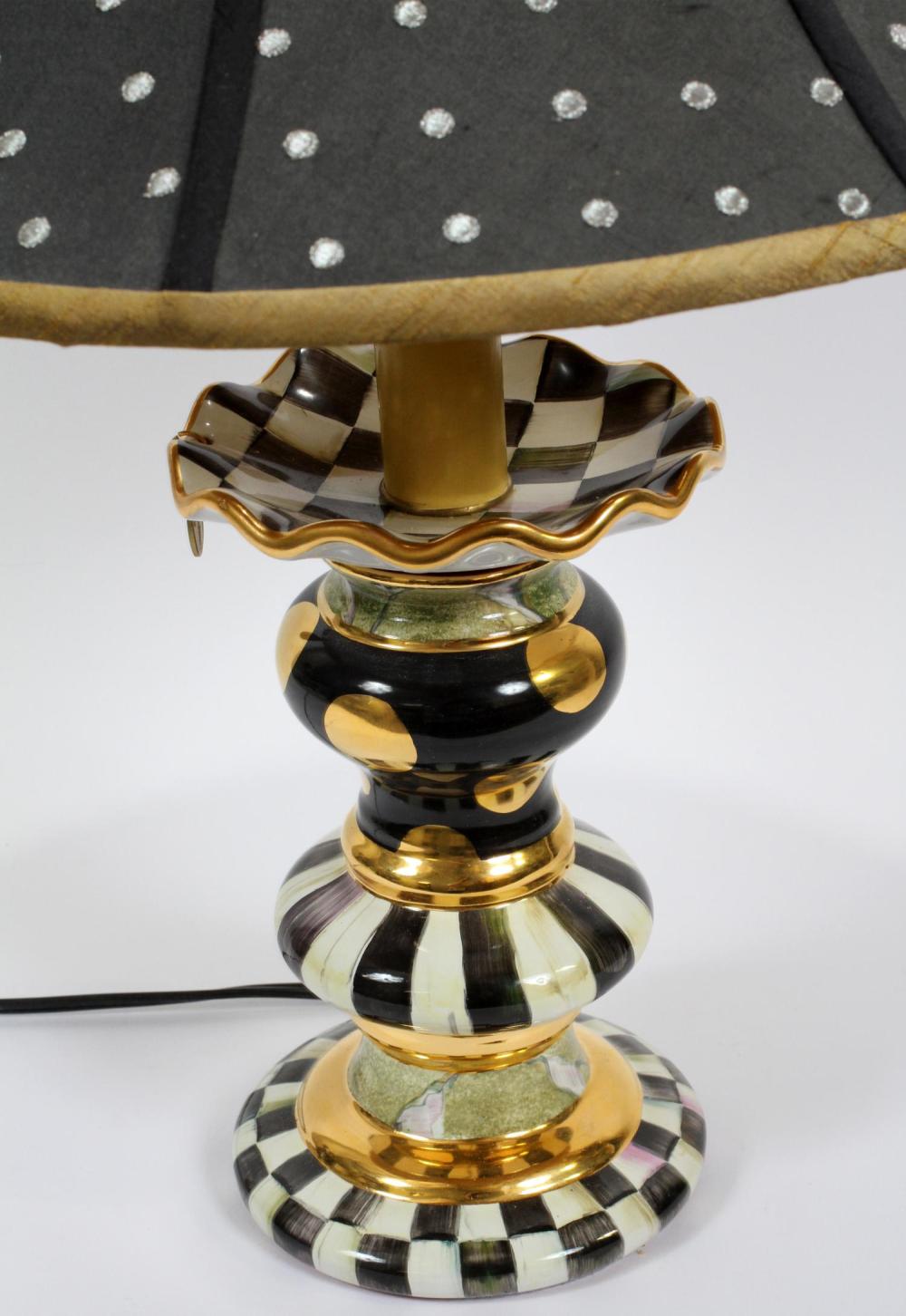 Mackenzie-Childs Lamp Mocha LED Dome