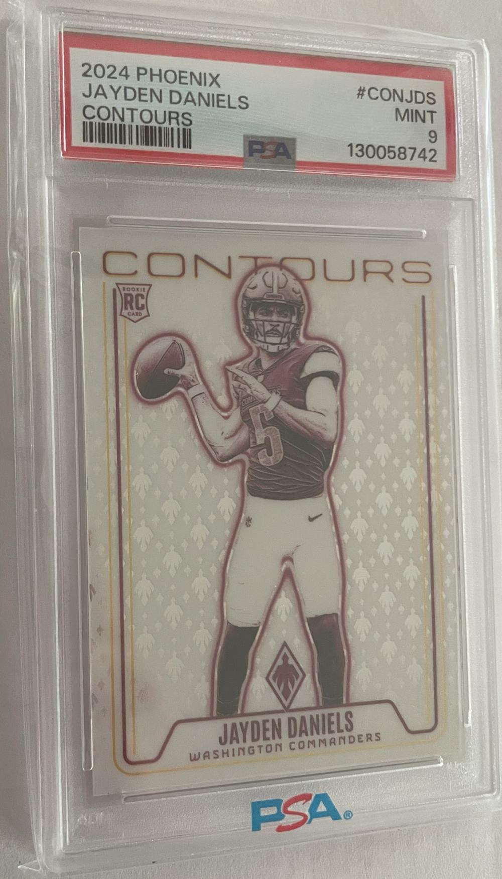 Jayden Daniels rc PSA 9