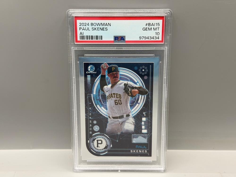 2024 Bowman Chrome Paul Skenes AI Insert RC #BAI-15 PSA Gem Mint 10