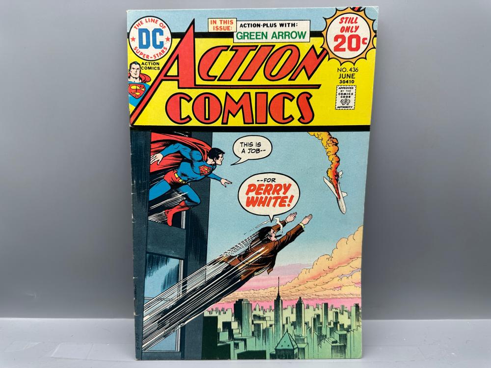 DC Comics Action Comics #436 Featuring Superman and Green Arrow June 1974