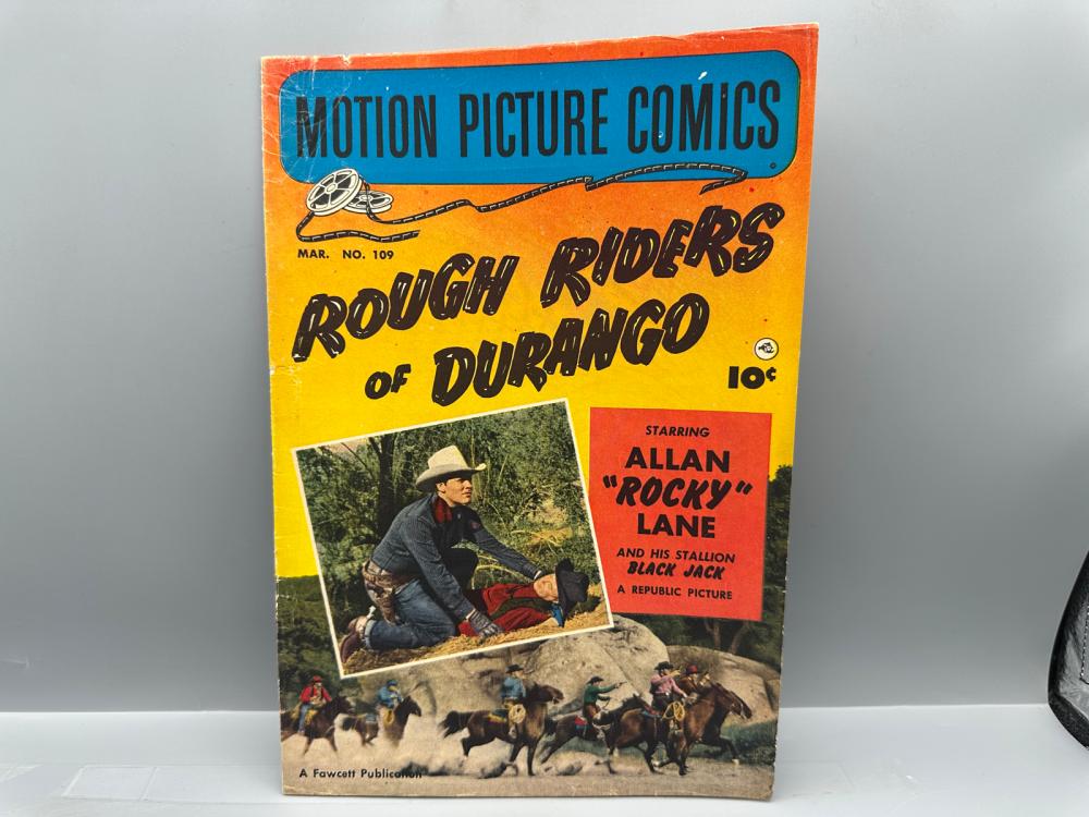 Fawcett Publications Motion Picture Comics #109 Rough Riders of Durango March 1952