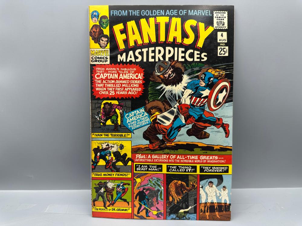 Marvel Comics Fantasy Masterpieces #4 Featuring Captain America, August 1966