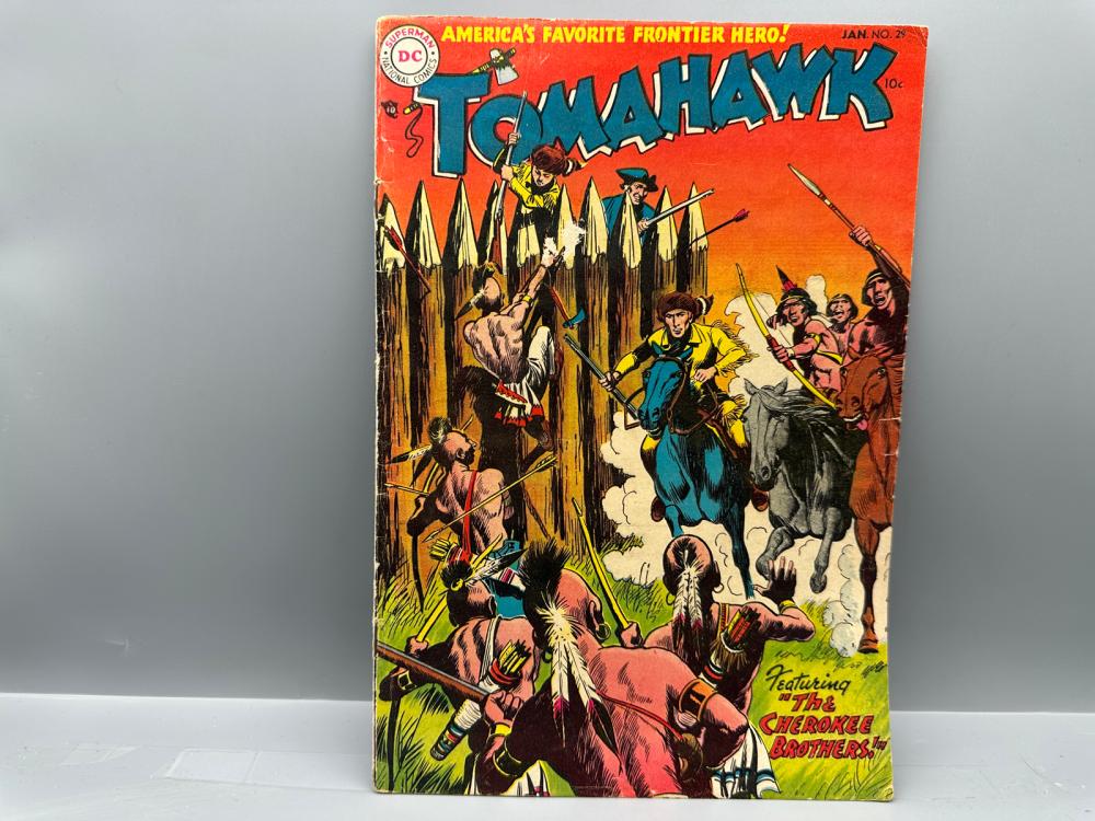 DC Comics Tomahawk #29, Frank Frazetta Cover, January 1955