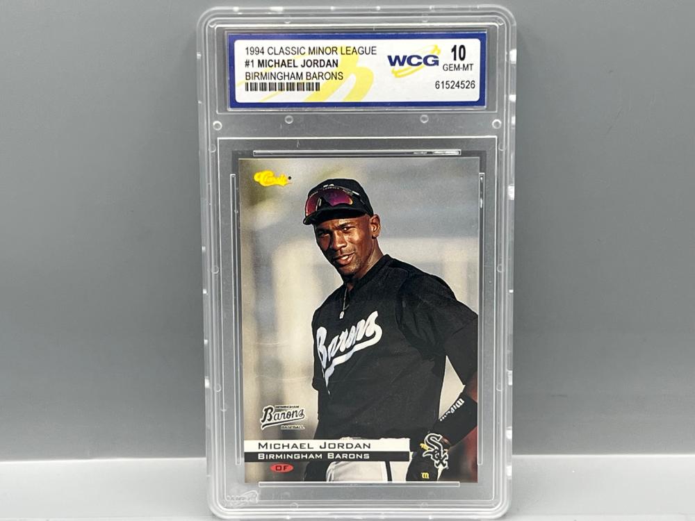 1994 Classic Minor League Michael Jordan RC #1 - Slabbed By WCG Grading