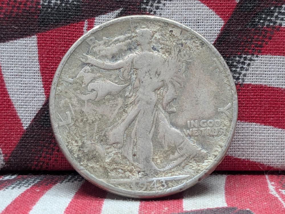 1943-P Walking Liberty 90% Silver Half Dollar