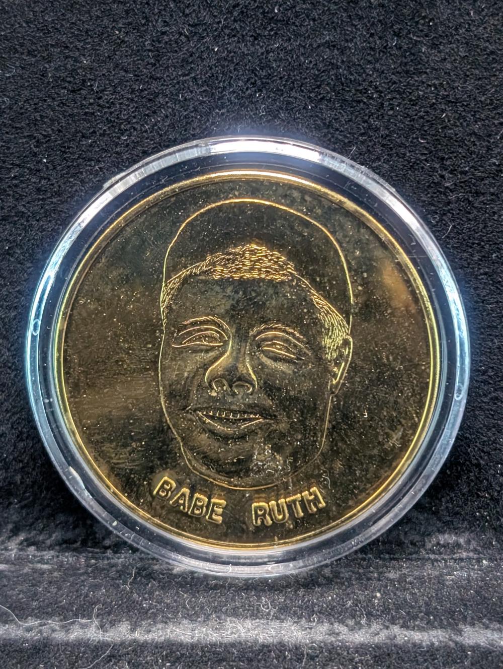 Babe Ruth Gold-Plated Token