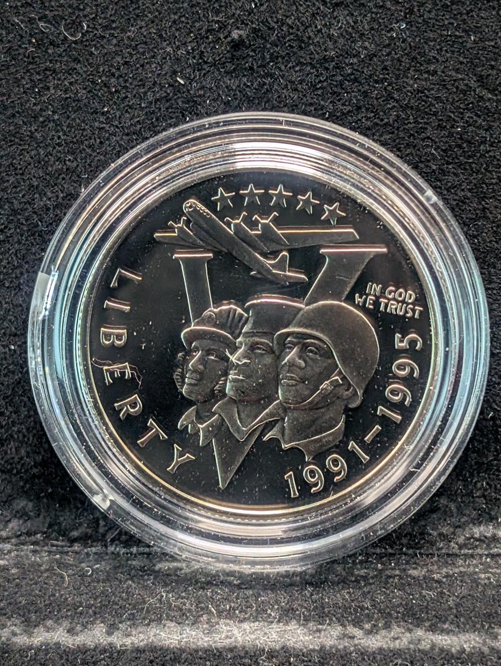 1991-1995-P Clad Half Dollar, World War Two Half Dollar