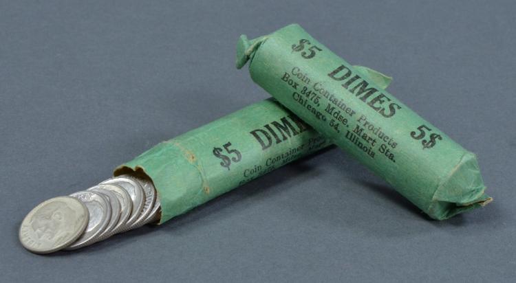 Two Rolls of Silver Dimes image