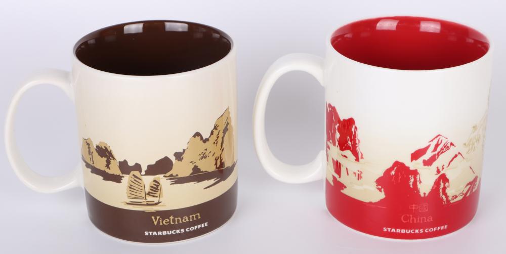 Sold at Auction: STARBUCKS ASIAN COLLECTIBLE MUGS LOT OF 5