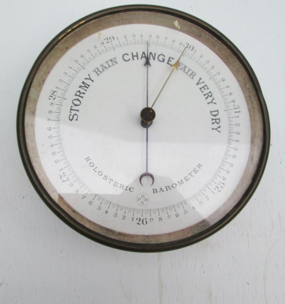 Antique Brass Barometer image