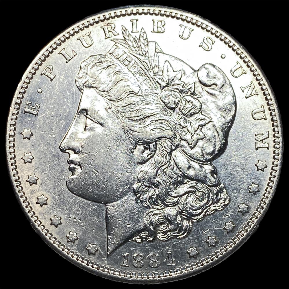 1884-S Silver Morgan Dollar CLOSELY UNCIRCULATED