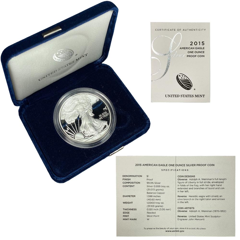 2015 American Eagle 1 oz Si... image
