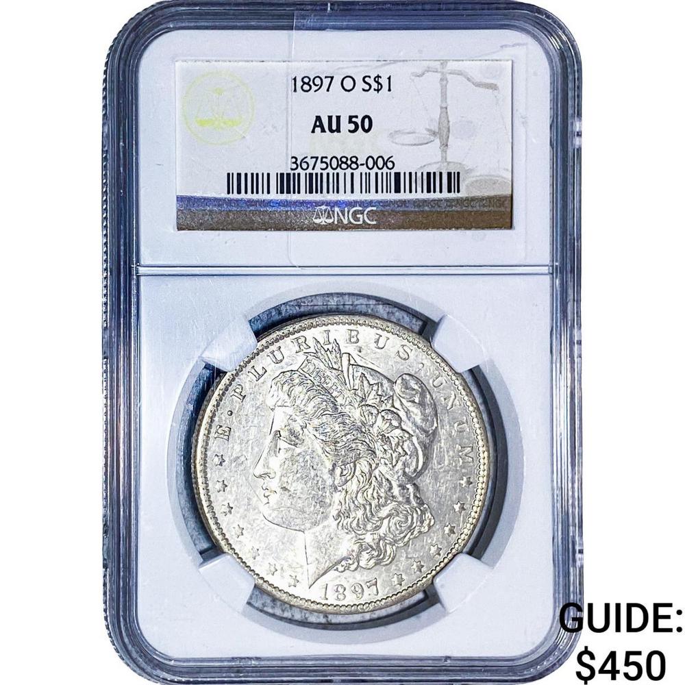 1897-O Morgan Silver Dollar... image